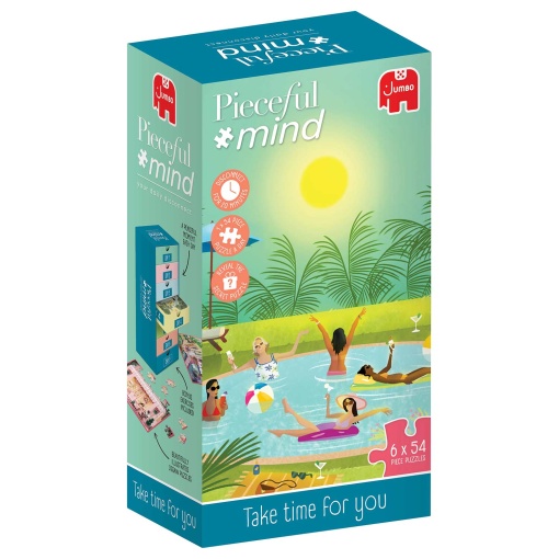 PUZZLE JUMBO PIECEFUL MIND 6X54 PECAS TAKE TIME FOR YOU 1110100682