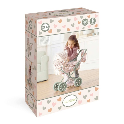 CARRINHO DE PASSEIO PARA BONECAS LA NINA AMANDA 66CM 1121000289