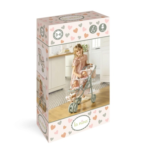 CARRINHO DE PASSEIO PARA BONECAS GEMEAS LA NINA AMANDA 67X66CM 1121000291