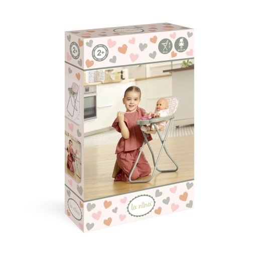 CADEIRA DE REFEICAO PARA BONECAS LA NINA AMANDA 60CM 1121000285