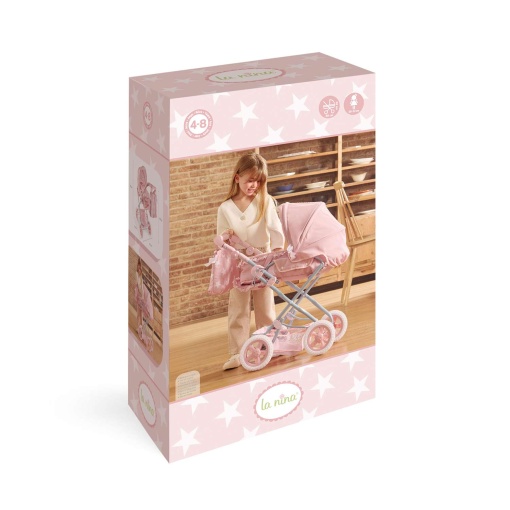 CARRINHO DE PASSEIO PARA BONECAS LA NINA CARLOTA 82CM 1121000293