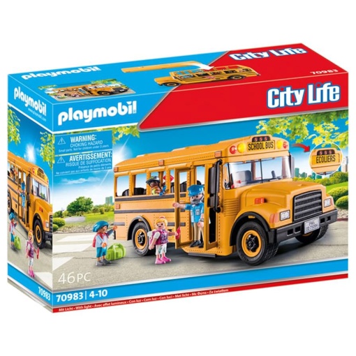 PLAYMOBIL CITY LIFE SCHOOL BUS 70983