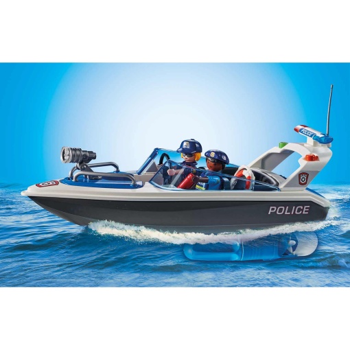 PLAYMOBIL City Action perseguição policial na água
