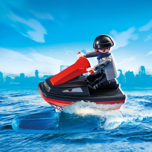 PLAYMOBIL City Action perseguição policial na água