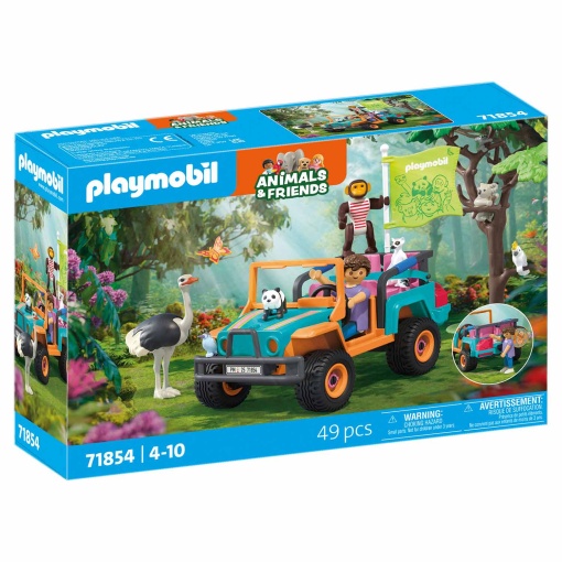 PLAYMOBIL ANIMAL & FRIENDS VEICULO TODO O TERRENO COLORIDO 71854