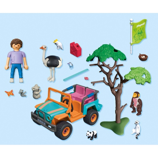 PLAYMOBIL Action Heroes veículo todo o terreno colorido