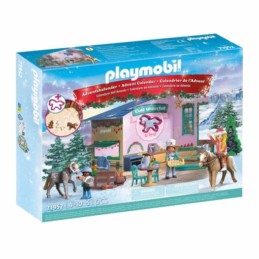 PLAYMOBIL HORSES OF WATERFALL CALENDARIO DO ADVENTO: PASTELARIA DE NATAL 71952