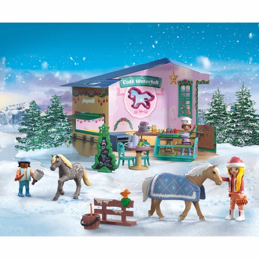 PLAYMOBIL Horses Of Waterfall calendário do Advento: pastelaria de Natal