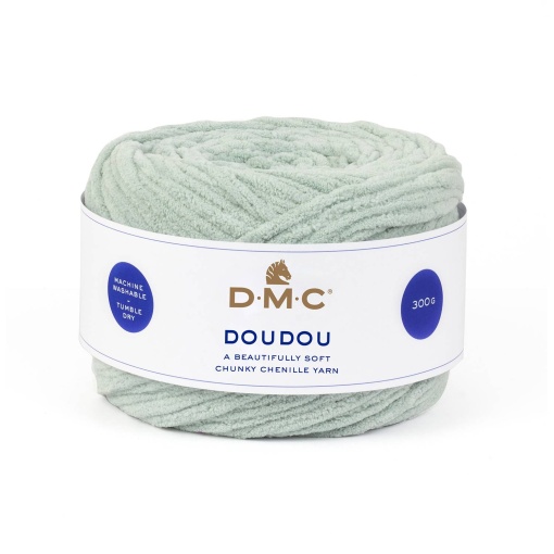 Fio de tricot DMC Doudou Chunky Chenille 300g azul água 02