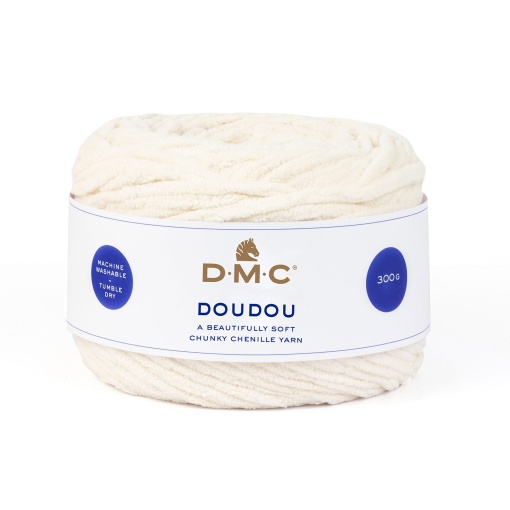 Fio de tricot DMC Doudou Chunky Chenille 300g rosa soft 01