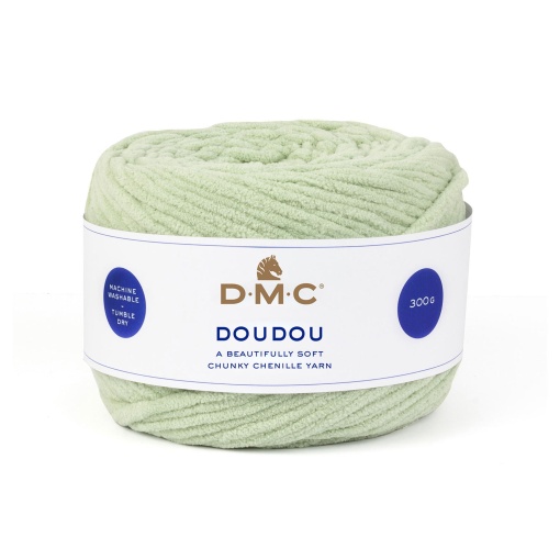 Fio de tricot DMC Doudou Chunky Chenille 300g verde água 04
