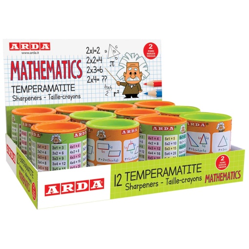 Afia dupla com depósito Mathematics sortido ARDA