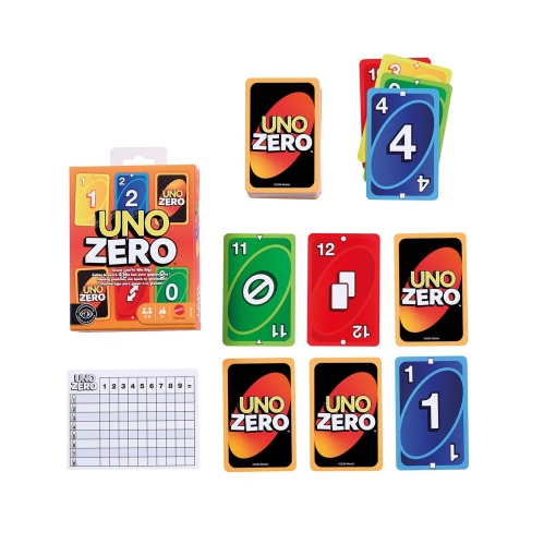 UNO Zero Mattel Games JHH48
