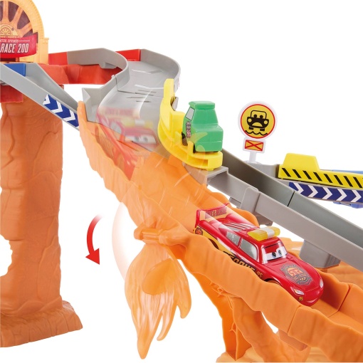 DISNEY PIXAR CARS Radiator Springs Race & Rescue pista de resgate Mattel JFL57