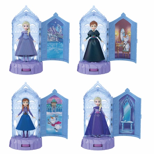 Disney Frozen castelo de gelo giratório surpresa Mattel JCR90
