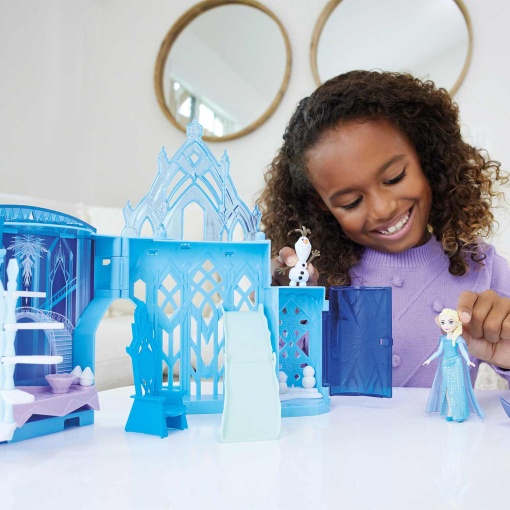 Disney Frozen Storytime Stackers palácio de gelo da Elsa Mattel JDP63