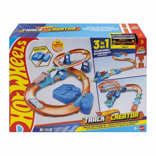 HOT WHEELS Track Creator pista de salto com propulsão Mattel JDB49