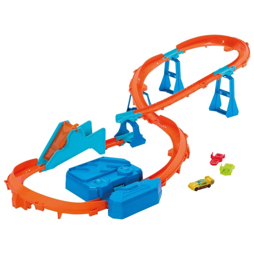 HOT WHEELS Track Creator pista de salto com propulsão Mattel JDB49
