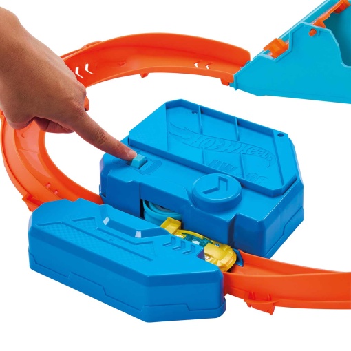 HOT WHEELS Track Creator pista de salto com propulsão Mattel JDB49