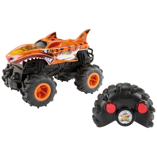 HOT WHEELS Monster Trucks Tiger Shark telecomandado 1:24 Mattel HNV03