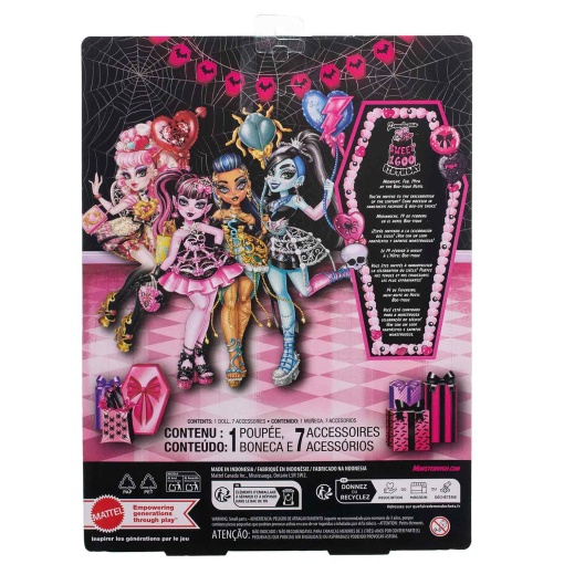 MONSTER HIGH aniversário assustadoramente doce da Frankie Stein Mattel JBG75