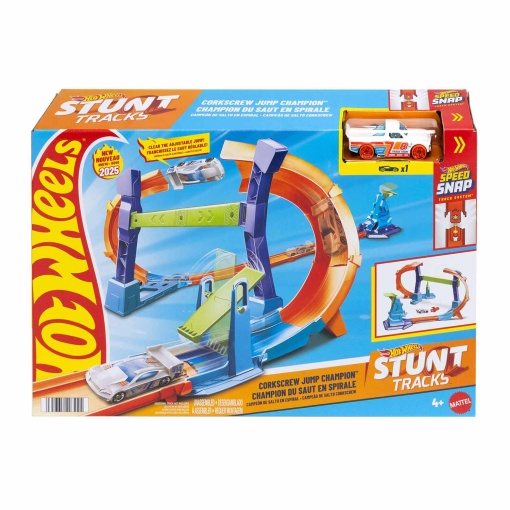 HOT WHEELS Stunt pista campeão do salto em espiral Mattel GBF81/JFR36