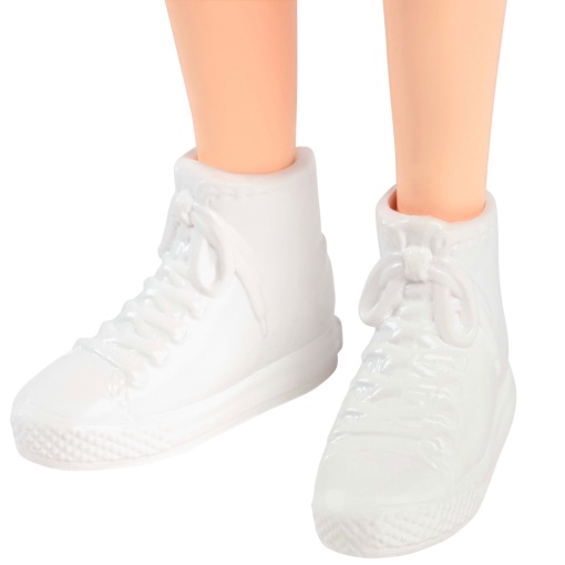 BARBIE Fashionista ruiva com saia roxa e top verde Mattel FBR37/HYT90
