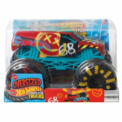 HOT WHEELS Monster Trucks metalizado Demo Derby Mattel FYJ83/JDR01
