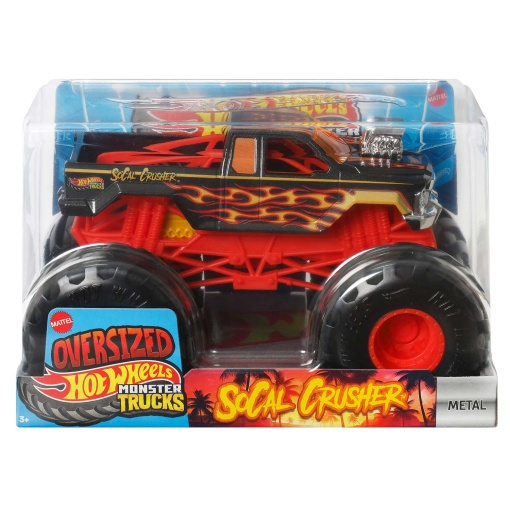 HOT WHEELS Monster Trucks metalizado SoCal Crusher Mattel FYJ83/JCC86