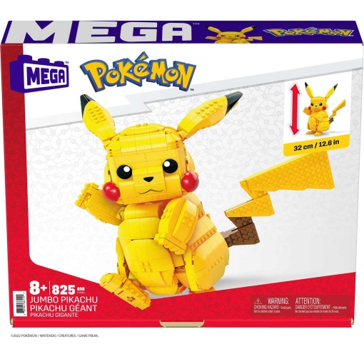 MEGA Pokémon Construx Pikachu gigante 825 peças Mattel FVK81