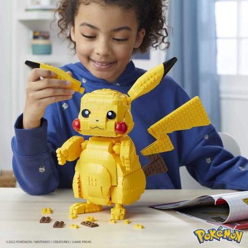 MEGA Pokémon Construx Pikachu gigante 825 peças Mattel FVK81