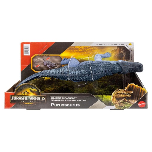 JURASSIC WORLD Gigantic Trashers Purussaurus 37cm Mattel JGB94