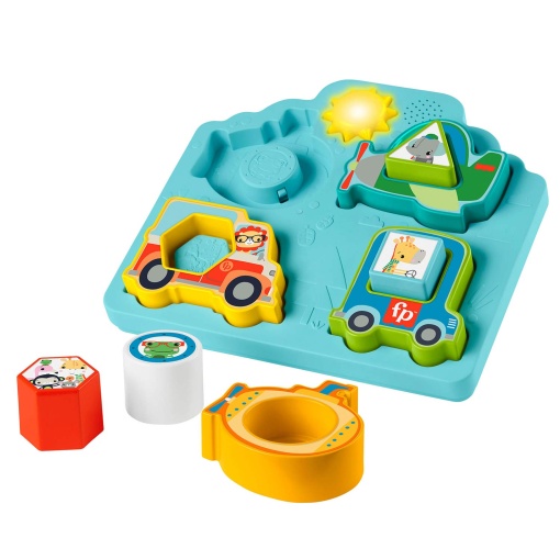 Puzzle de veículos com formas e sons FISHER-PRICE Mattel HRP31
