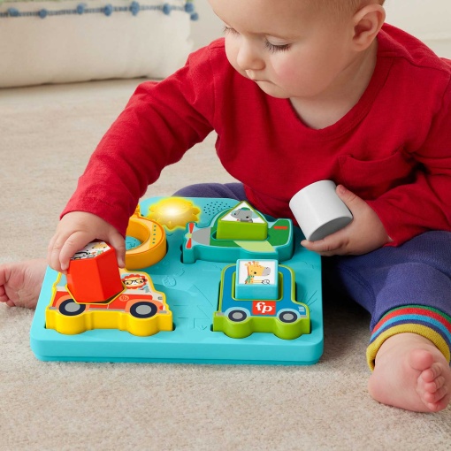 Puzzle de veículos com formas e sons FISHER-PRICE Mattel HRP31