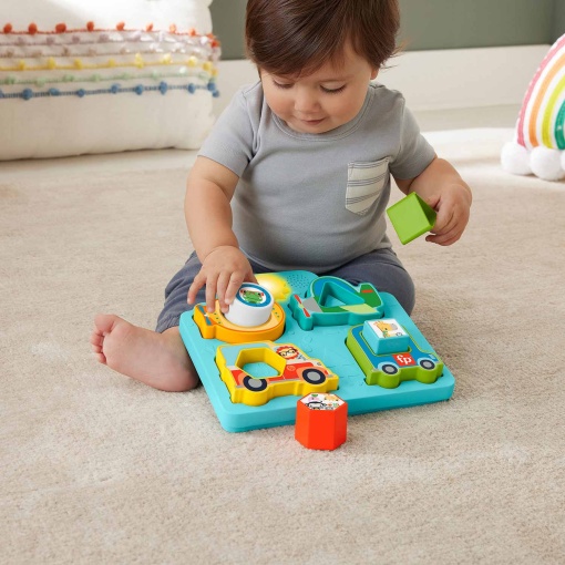 Puzzle de veículos com formas e sons FISHER-PRICE Mattel HRP31
