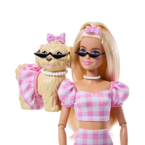 BARBIE Twinning Looks Malibu e cachorro Mattel JFP36