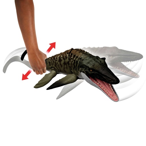 JURASSIC WORLD Bite 'n Blast Mosasaurus 65cm Mattel JCH00