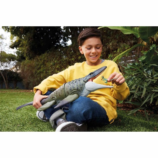 JURASSIC WORLD Bite 'n Blast Mosasaurus 65cm Mattel JCH00