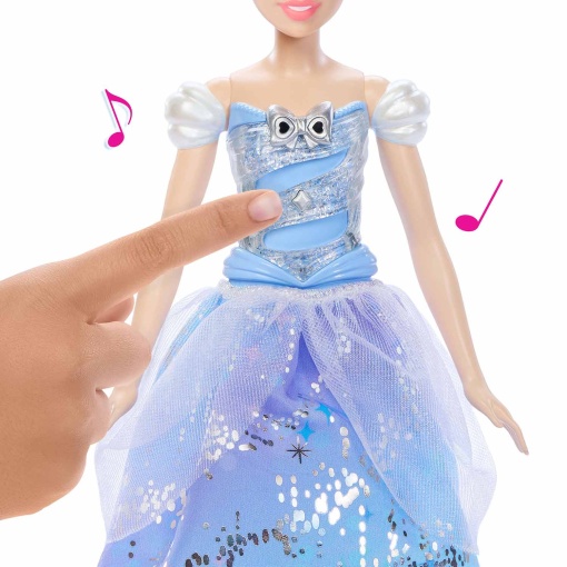 DISNEY Princess Cinderela com vestido de baile Mattel JBF94