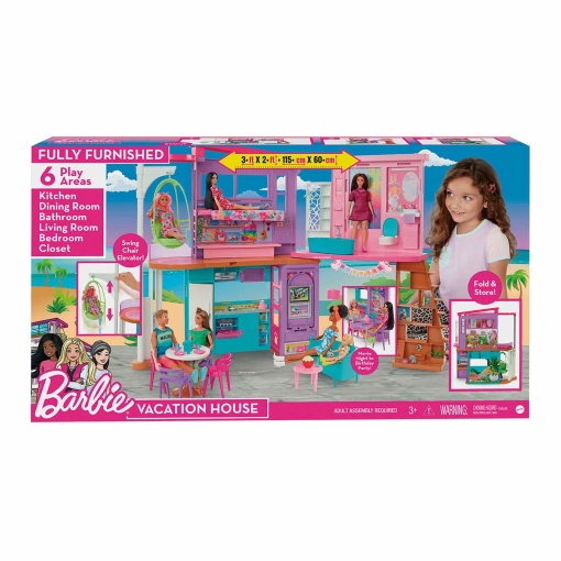 BARBIE casa de férias Mattel HCD50