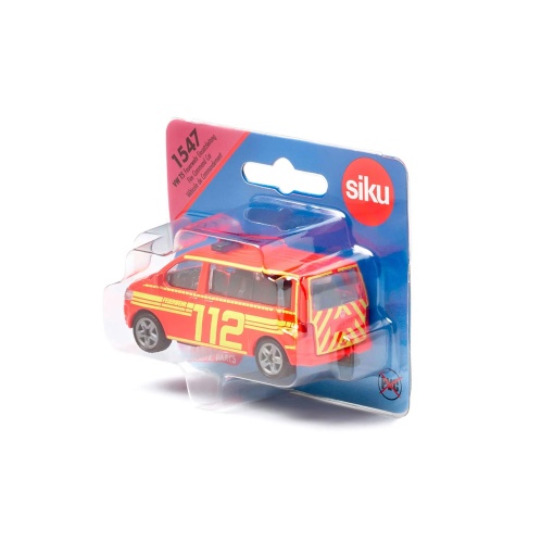 Carrinha VW T5 Fire Command Car miniatura SIKU