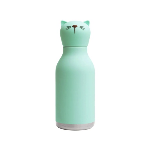 Garrafa térmica com palhinha ASOBU Bestie 460ml gato