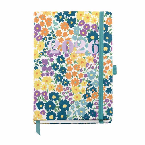Agenda diária 122x168mm 2025 MIQUELRIUS Journal Natura Impressionist com elástico