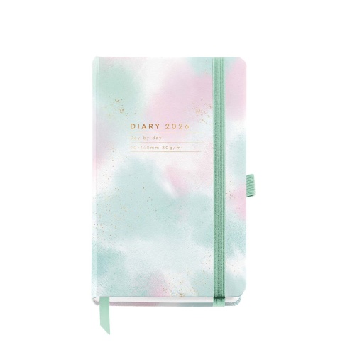 Agenda diária A6 2026 MIQUELRIUS Passport Gráfica Gradient com elástico
