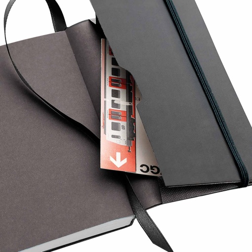 Agenda diária A6 2026 MIQUELRIUS Passport Gráfica Gradient com elástico