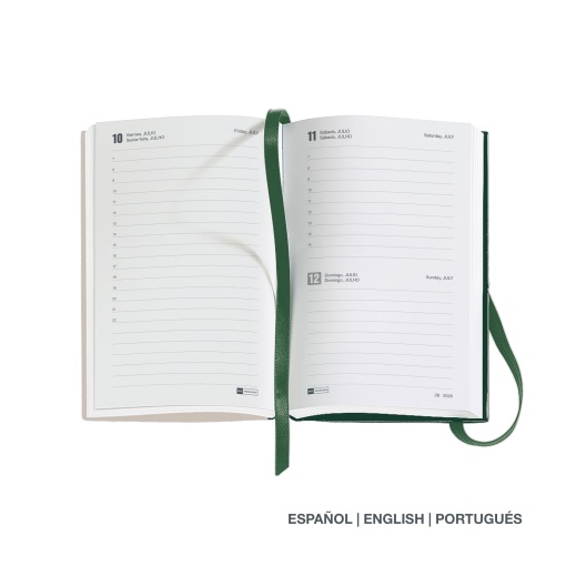 Agenda diária A6 2026 MIQUELRIUS Passport Natura Mini Garden com elástico