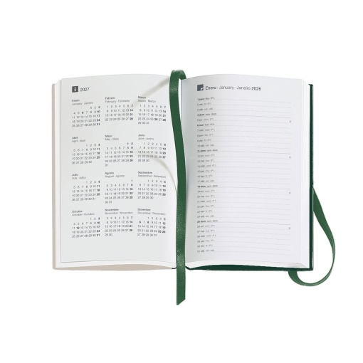 Agenda diária A6 2026 MIQUELRIUS Passport Natura Mini Garden com elástico