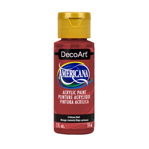 Tinta acrílica DECOART Americana vermelho carmesim 59ml DA426