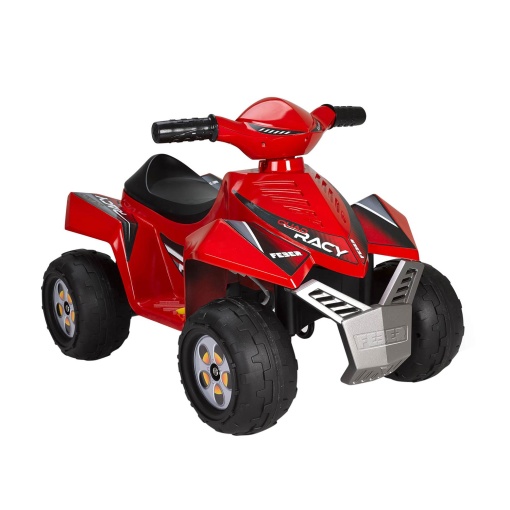 Quad eléctrico FEBER Racy 6V lítio vermelho FAMOSA