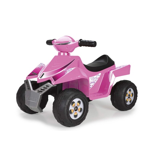 FEBER Racy Quad eléctrico rosa de litio de 6 V FAMOSA